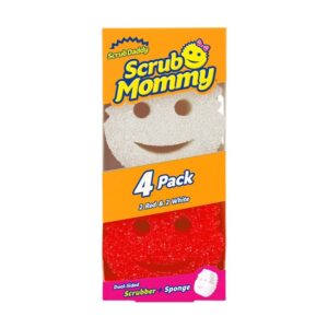 Scrub Mommy 4 Count – Red and White