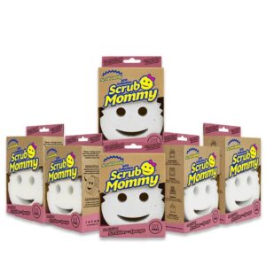 Scrub Mommy Dye Free Sponge 6 count